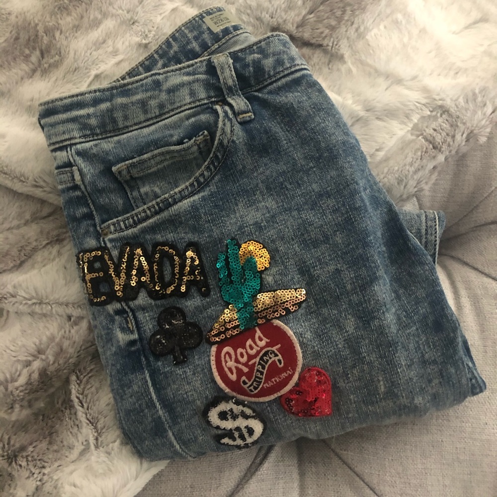 Topshop Jeans Paches Vegas 28x30